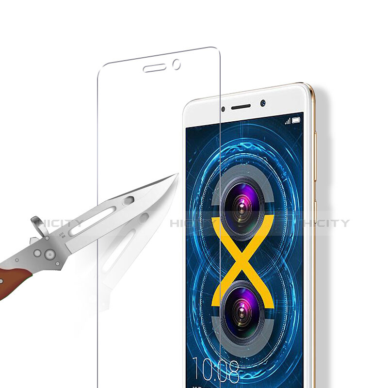 Huawei Honor 6X用強化ガラス 液晶保護フィルム T08 ファーウェイ クリア