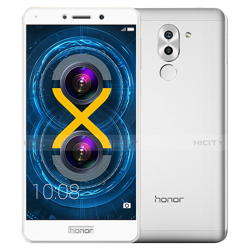 Huawei Honor 6X用強化ガラス フル液晶保護フィルム F01 ファーウェイ ホワイト