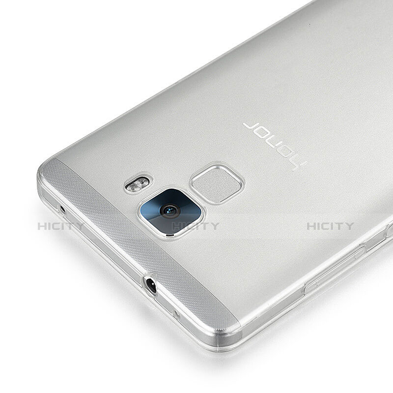 Huawei Honor 7 Dual SIM用極薄ソフトケース シリコンケース 耐衝撃 全面保護 クリア透明 カバー ファーウェイ クリア