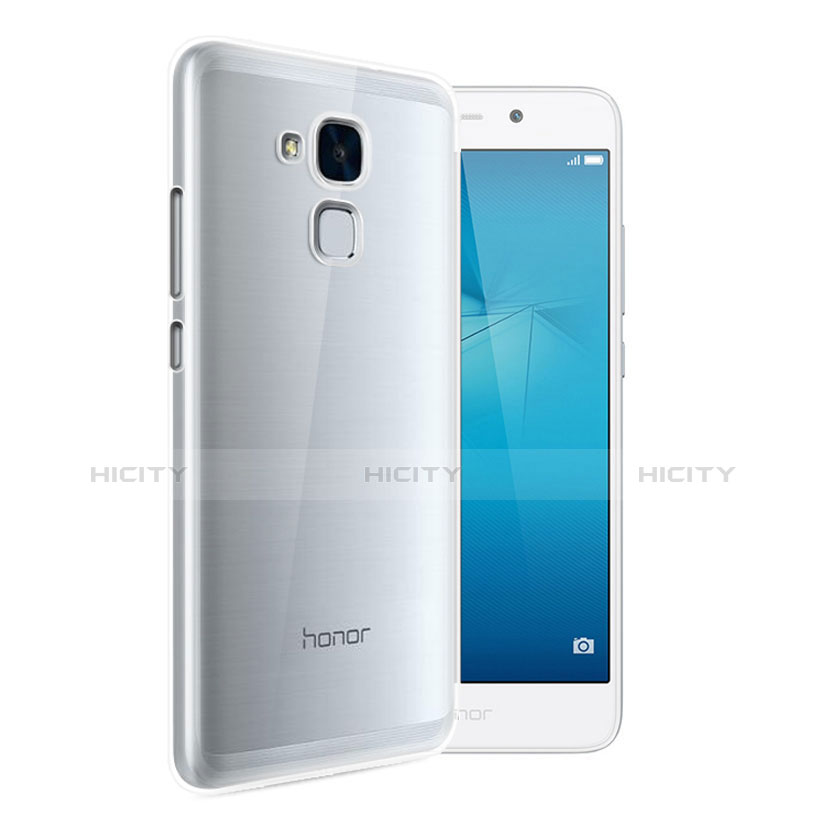 Huawei Honor 7 Lite用極薄ソフトケース シリコンケース 耐衝撃 全面保護 クリア透明 ファーウェイ クリア