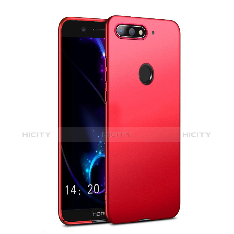 Huawei Honor 7A用ハードケース プラスチック 質感もマット ファーウェイ レッド