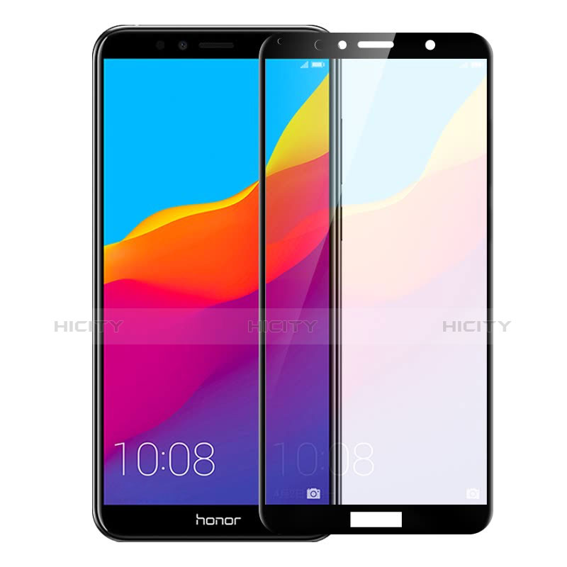 Huawei Honor 7A用強化ガラス フル液晶保護フィルム ファーウェイ ブラック