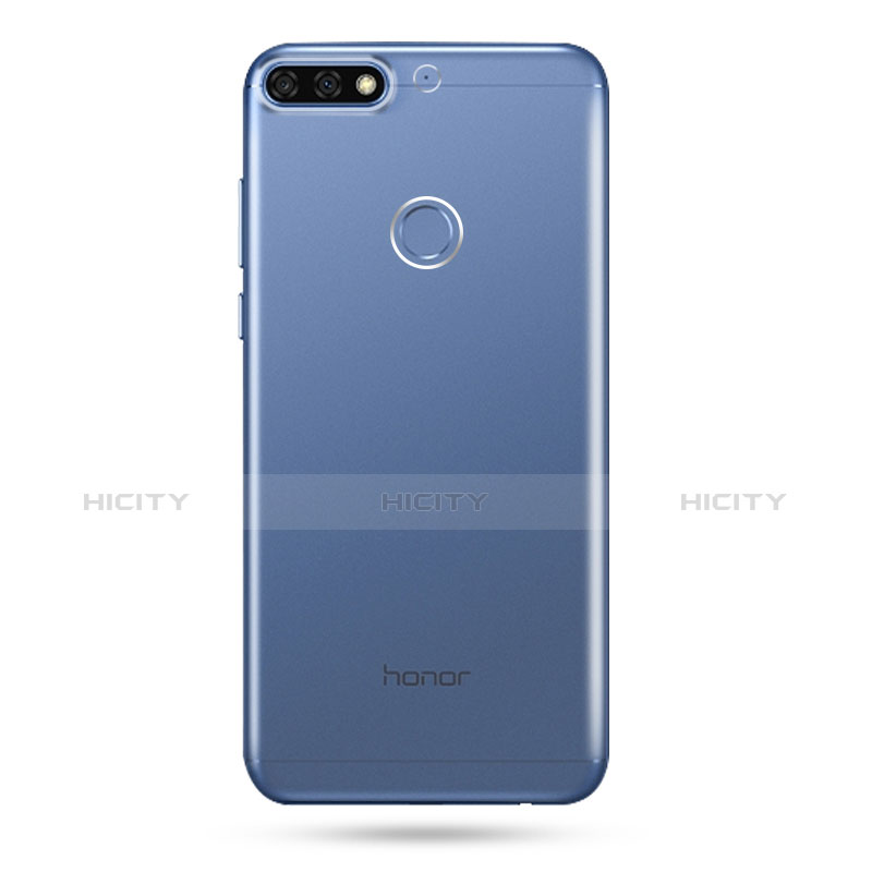 Huawei Honor 7C用極薄ソフトケース シリコンケース 耐衝撃 全面保護 クリア透明 T03 ファーウェイ クリア
