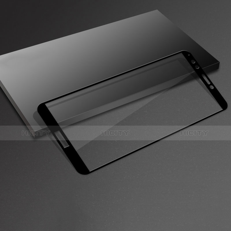 Huawei Honor 7C用強化ガラス フル液晶保護フィルム ファーウェイ ブラック
