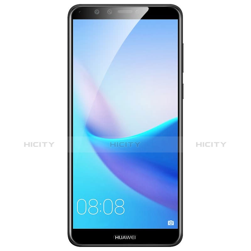 Huawei Honor 7C用強化ガラス フル液晶保護フィルム F06 ファーウェイ ブラック