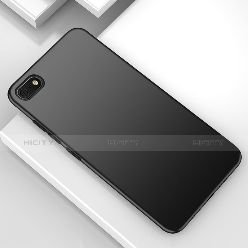 Huawei Honor 7S用ハードケース プラスチック 質感もマット ファーウェイ ブラック