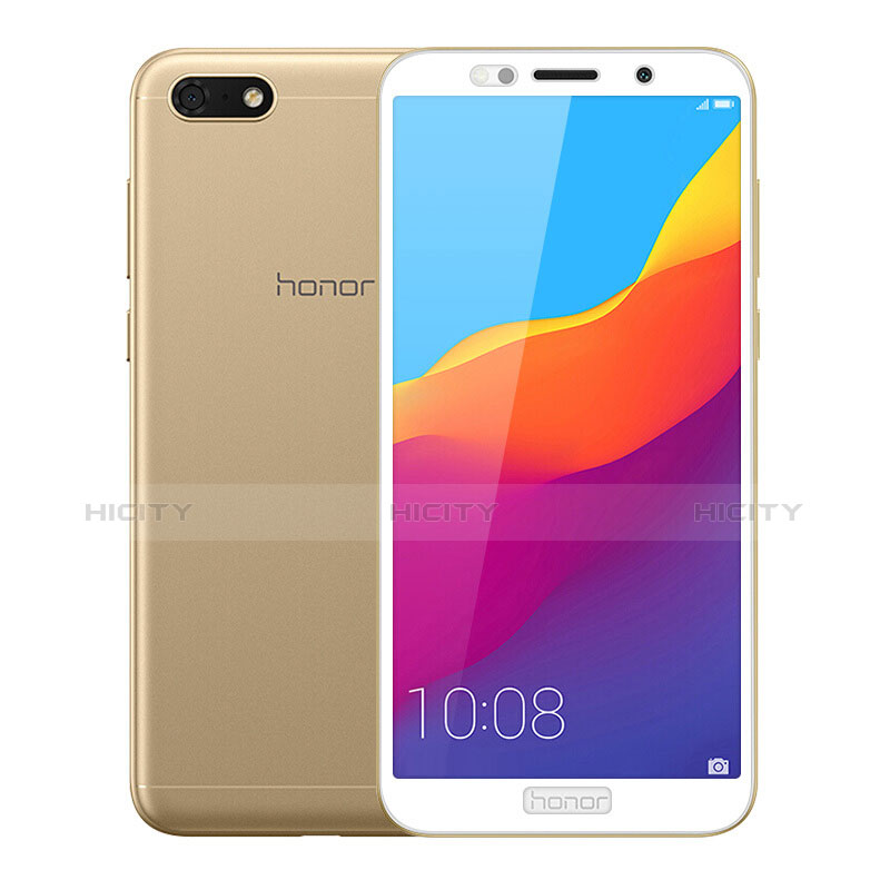 Huawei Honor 7S用強化ガラス フル液晶保護フィルム ファーウェイ ホワイト