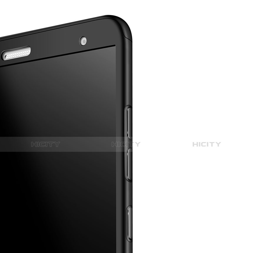 Huawei Honor 7X用ハードケース プラスチック 質感もマット 前面と背面 360度 フルカバー ファーウェイ ブラック