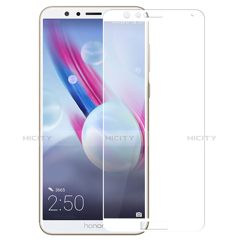 Huawei Honor 7X用強化ガラス フル液晶保護フィルム ファーウェイ ホワイト