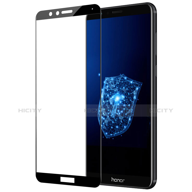 Huawei Honor 7X用強化ガラス フル液晶保護フィルム F03 ファーウェイ ブラック