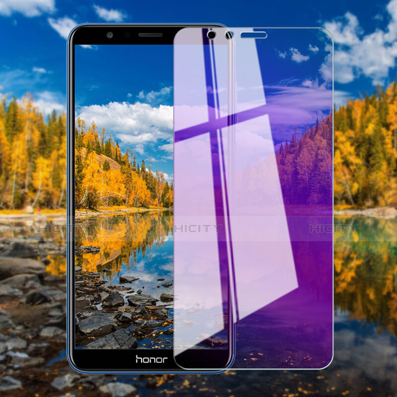 Huawei Honor 7X用アンチグレア ブルーライト 強化ガラス 液晶保護フィルム B01 ファーウェイ クリア