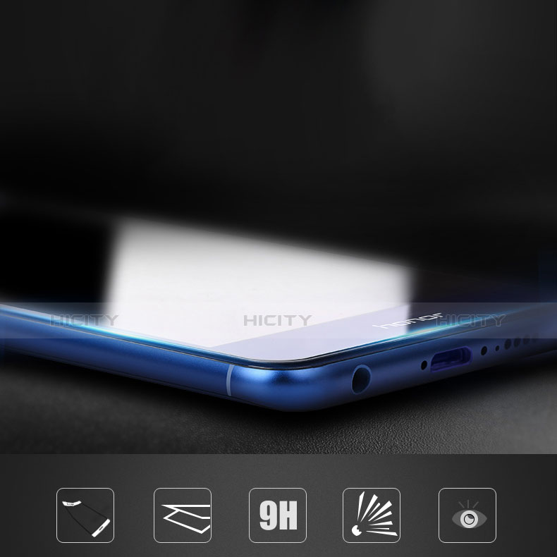 Huawei Honor 7X用強化ガラス フル液晶保護フィルム F06 ファーウェイ ブラック