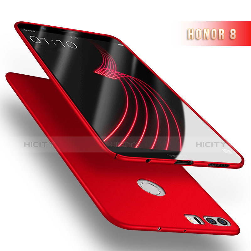 Huawei Honor 8用ハードケース プラスチック 質感もマット M03 ファーウェイ レッド
