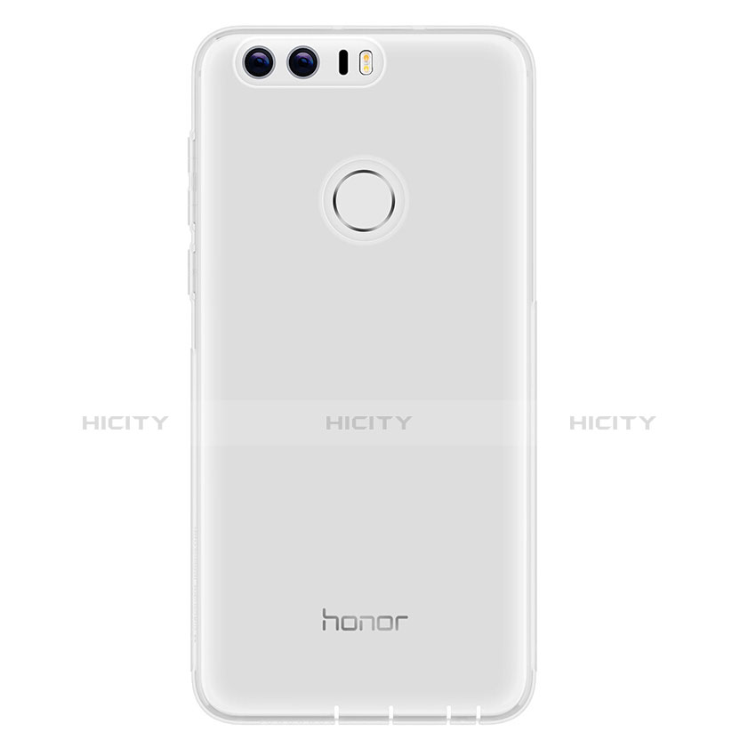 Huawei Honor 8用極薄ソフトケース シリコンケース 耐衝撃 全面保護 クリア透明 T05 ファーウェイ クリア