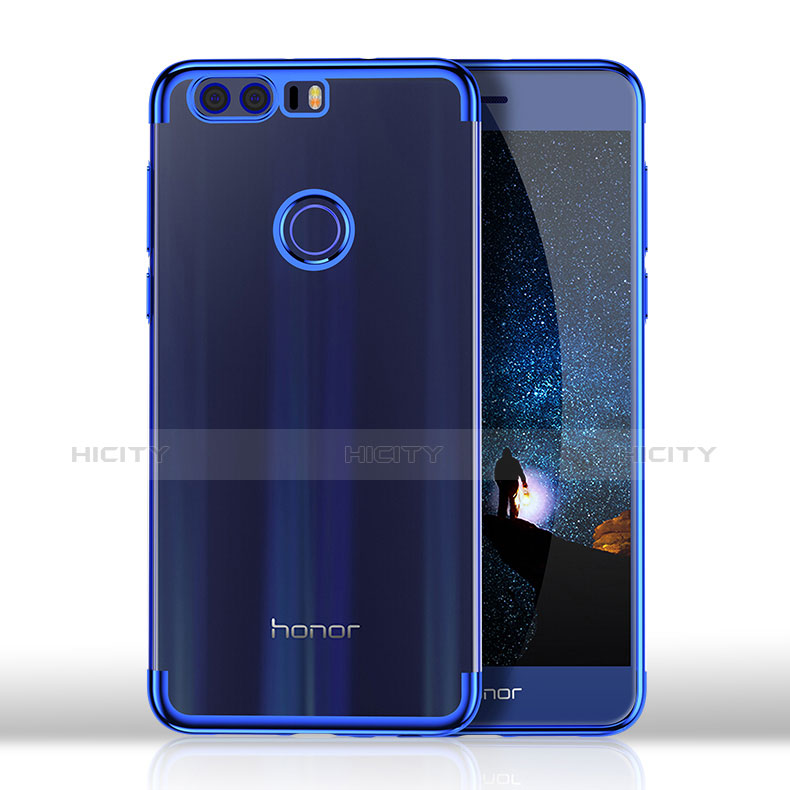 Huawei Honor 8用極薄ソフトケース シリコンケース 耐衝撃 全面保護 クリア透明 T08 ファーウェイ クリア