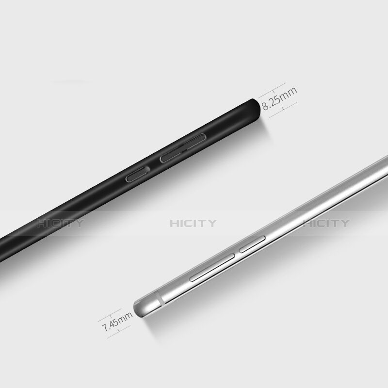 Huawei Honor 8用ハードケース プラスチック 質感もマット アンド指輪 ファーウェイ ブラック