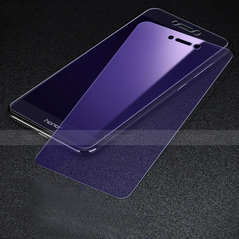 Huawei Honor 8 Lite用アンチグレア ブルーライト 強化ガラス 液晶保護フィルム ファーウェイ ネイビー