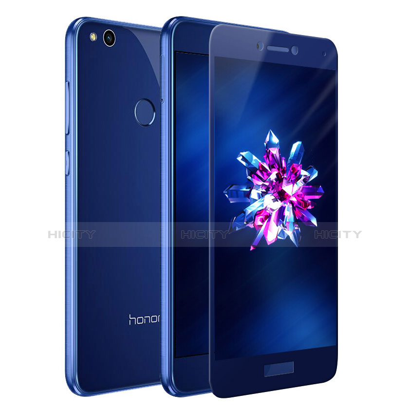 Huawei Honor 8 Lite用強化ガラス フル液晶保護フィルム F02 ファーウェイ ネイビー