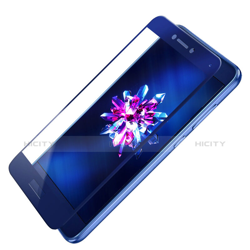 Huawei Honor 8 Lite用強化ガラス フル液晶保護フィルム F02 ファーウェイ ネイビー