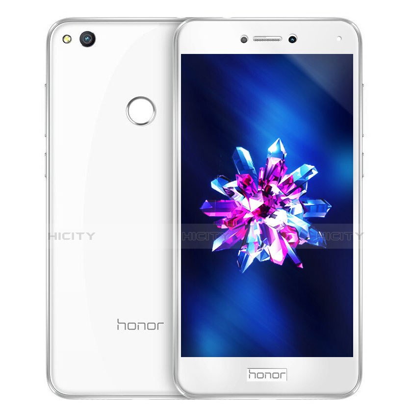 Huawei Honor 8 Lite用強化ガラス フル液晶保護フィルム F02 ファーウェイ ホワイト