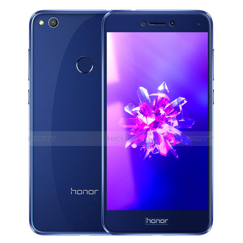Huawei Honor 8 Lite用強化ガラス フル液晶保護フィルム F03 ファーウェイ ネイビー