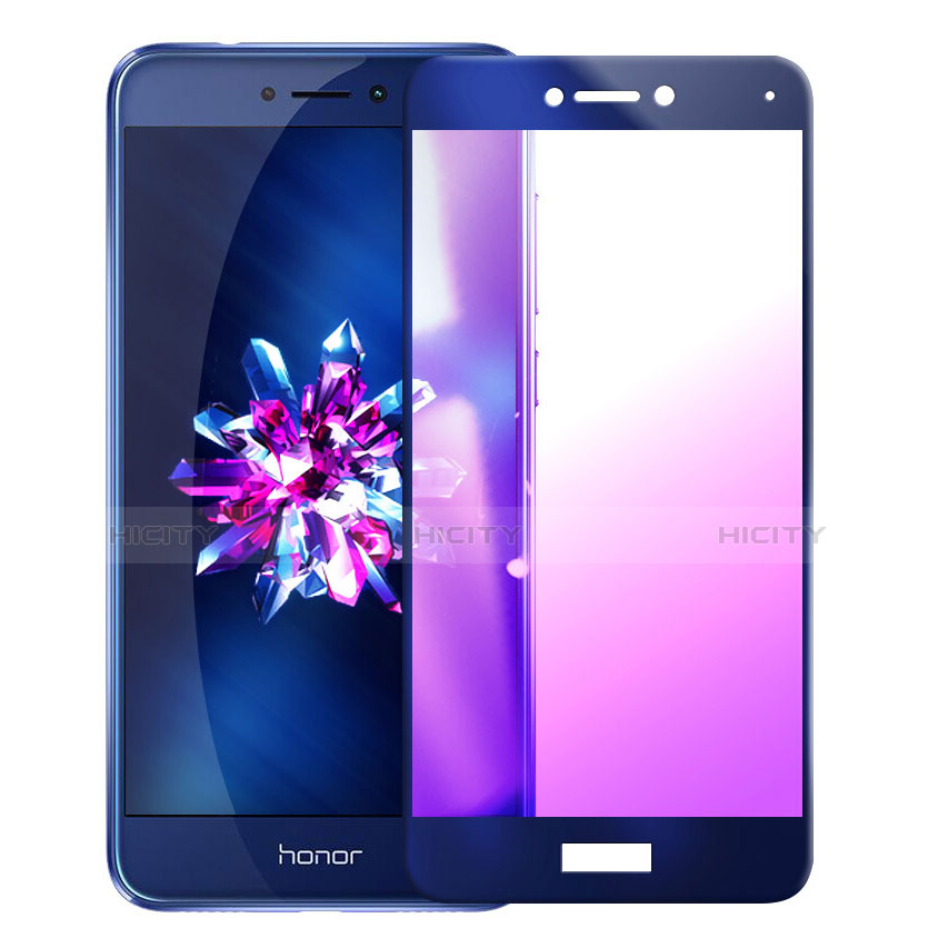 Huawei Honor 8 Lite用強化ガラス フル液晶保護フィルム F03 ファーウェイ ネイビー