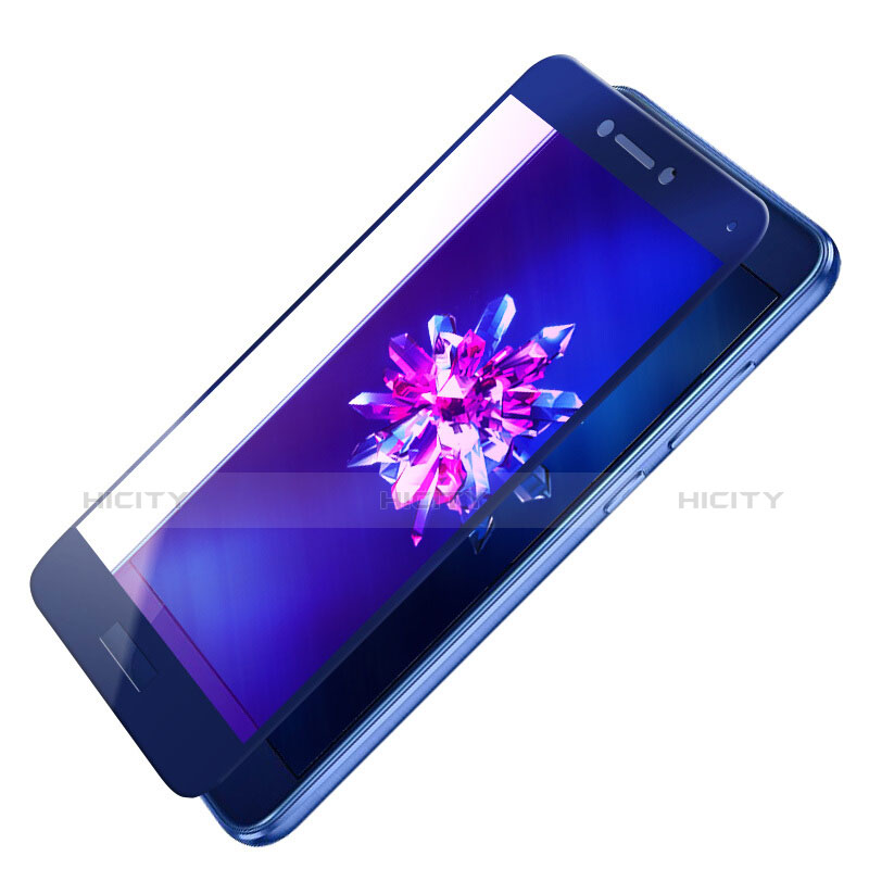 Huawei Honor 8 Lite用強化ガラス フル液晶保護フィルム F03 ファーウェイ ネイビー