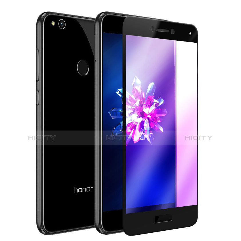 Huawei Honor 8 Lite用強化ガラス フル液晶保護フィルム F03 ファーウェイ ブラック