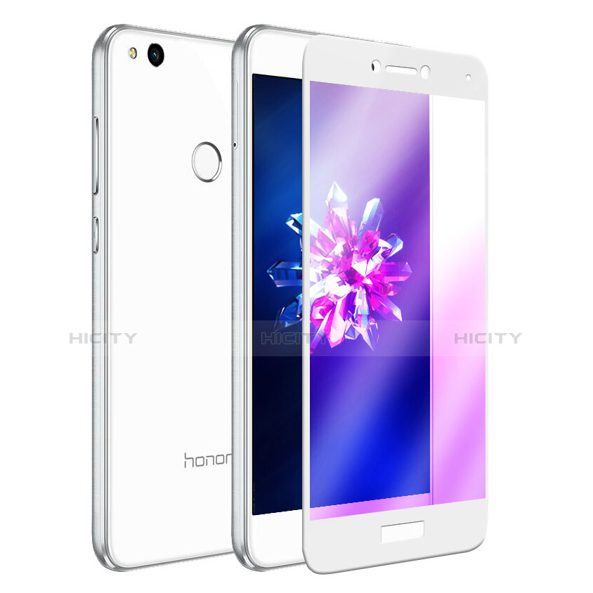 Huawei Honor 8 Lite用強化ガラス フル液晶保護フィルム F03 ファーウェイ ホワイト