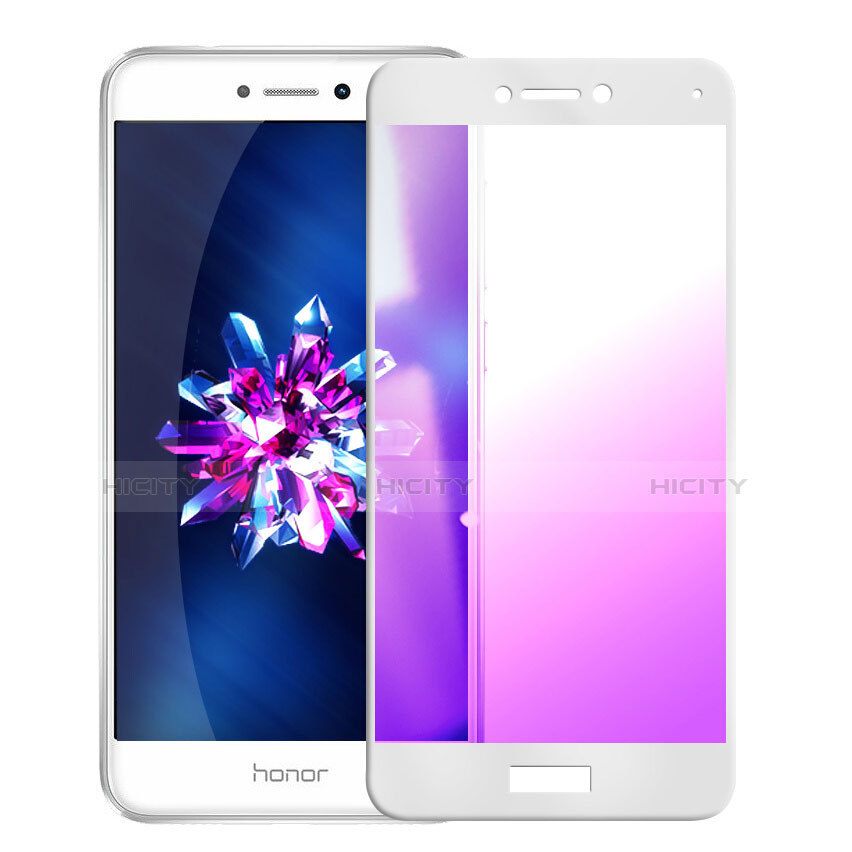 Huawei Honor 8 Lite用強化ガラス フル液晶保護フィルム F03 ファーウェイ ホワイト