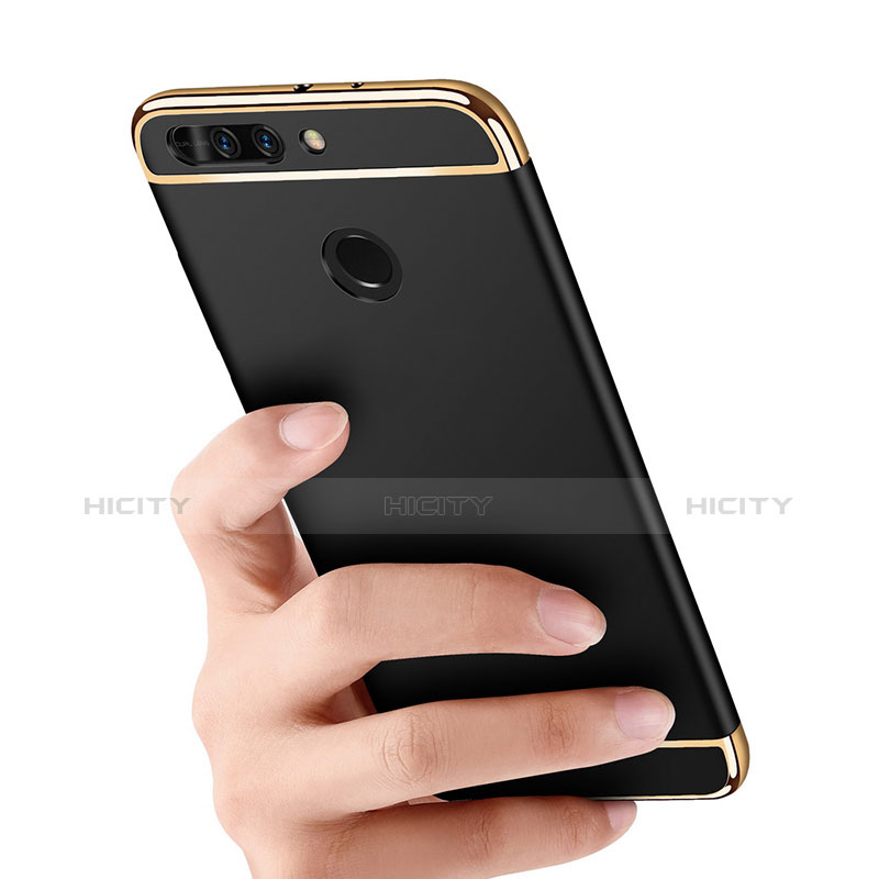 Huawei Honor 8 Pro用ケース 高級感 手触り良い メタル兼プラスチック バンパー ファーウェイ ブラック