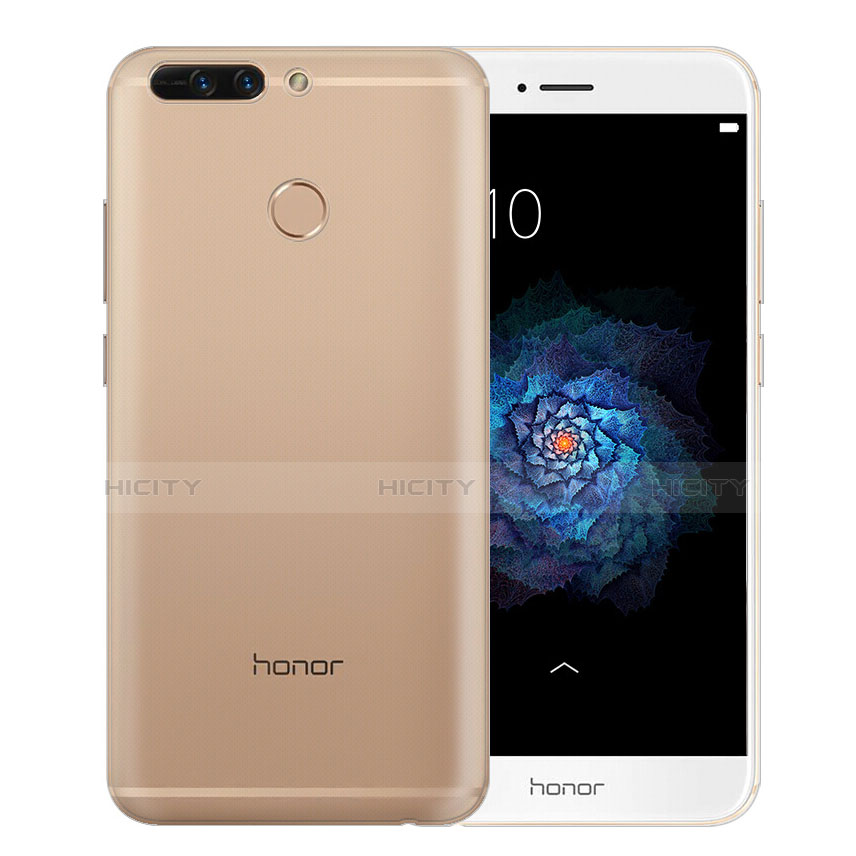 Huawei Honor 8 Pro用極薄ソフトケース シリコンケース 耐衝撃 全面保護 クリア透明 T01 ファーウェイ クリア