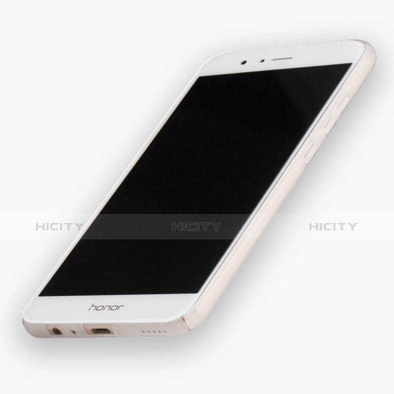 Huawei Honor 8 Pro用極薄ケース クリア透明 プラスチック ファーウェイ ホワイト