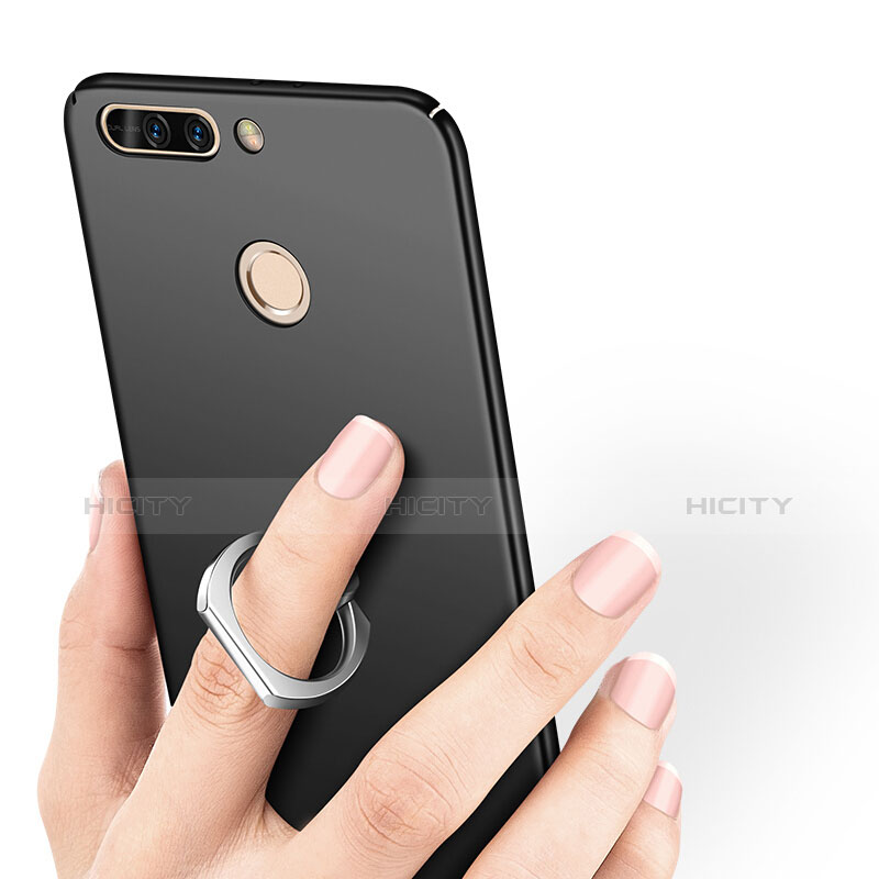 Huawei Honor 8 Pro用ハードケース プラスチック 質感もマット アンド指輪 A01 ファーウェイ 