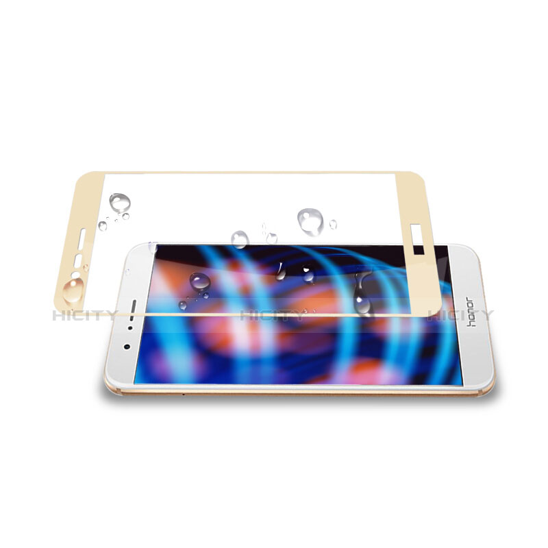 Huawei Honor 8 Pro用強化ガラス フル液晶保護フィルム ファーウェイ ゴールド