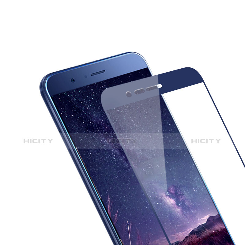 Huawei Honor 8 Pro用強化ガラス フル液晶保護フィルム ファーウェイ ネイビー