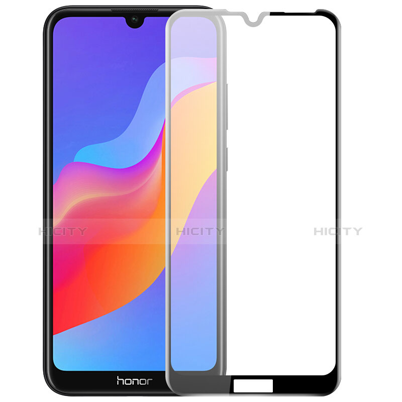 Huawei Honor 8A用強化ガラス フル液晶保護フィルム ファーウェイ ブラック