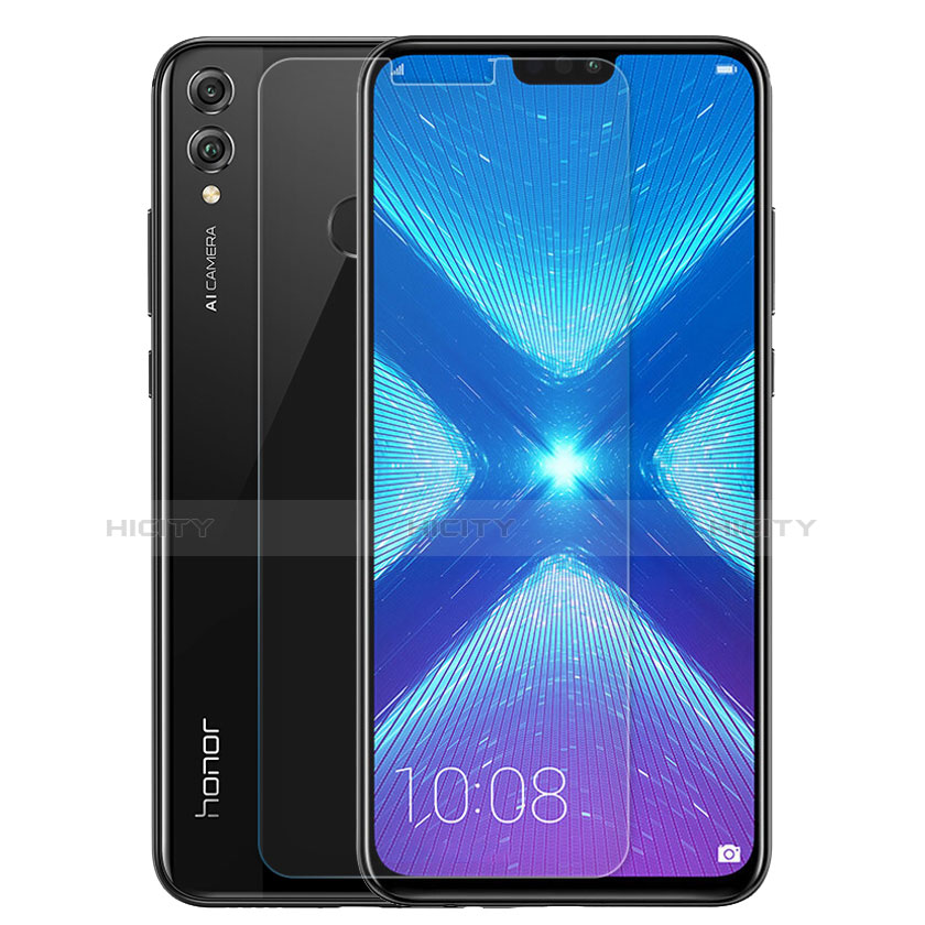 Huawei Honor 8X用強化ガラス 液晶保護フィルム T04 ファーウェイ クリア