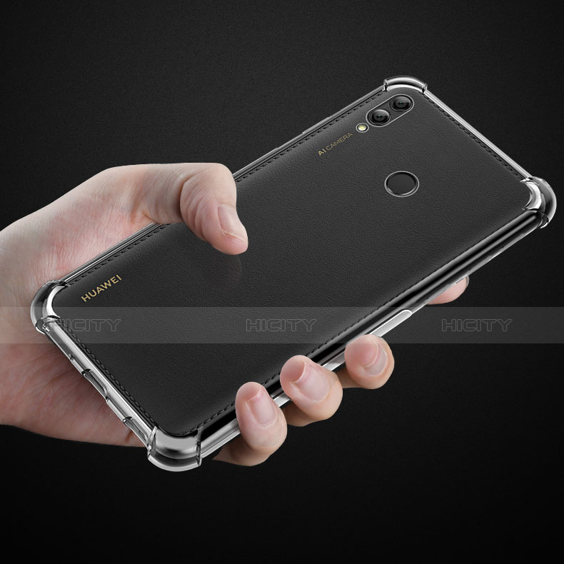 Huawei Honor 8X Max用極薄ソフトケース シリコンケース 耐衝撃 全面保護 クリア透明 カバー A01 ファーウェイ クリア