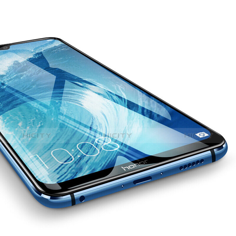Huawei Honor 8X Max用強化ガラス フル液晶保護フィルム F04 ファーウェイ ブラック