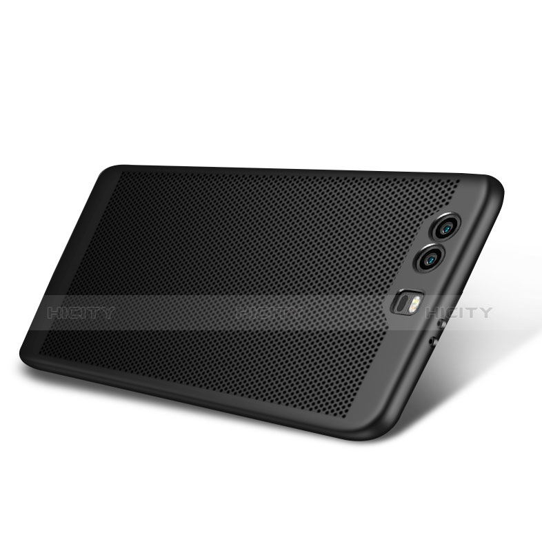 Huawei Honor 9用ハードケース プラスチック メッシュ デザイン ファーウェイ ブラック