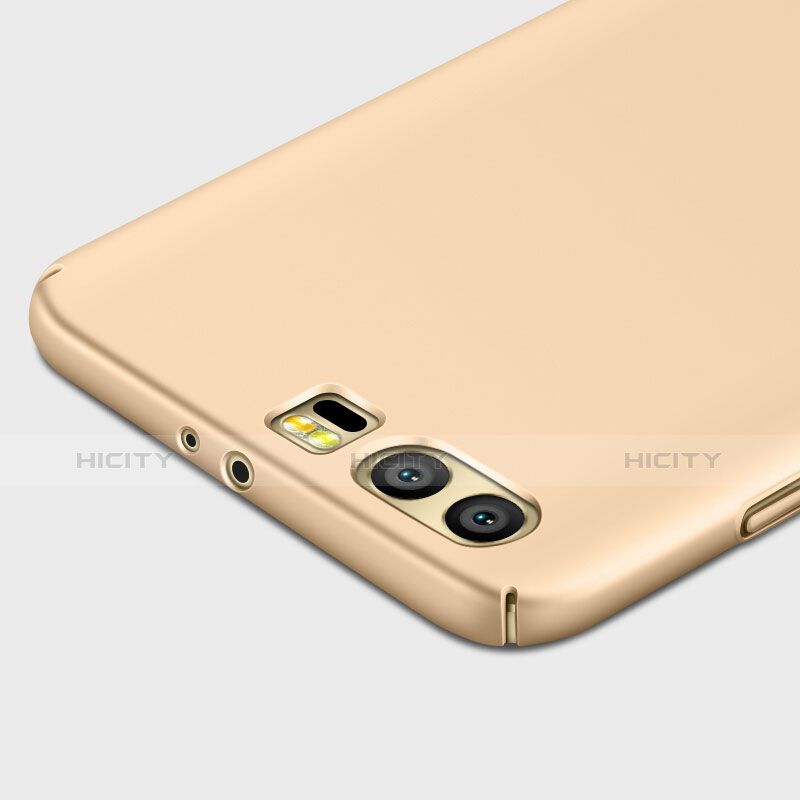 Huawei Honor 9用ハードケース プラスチック 質感もマット アンド指輪 ファーウェイ ゴールド