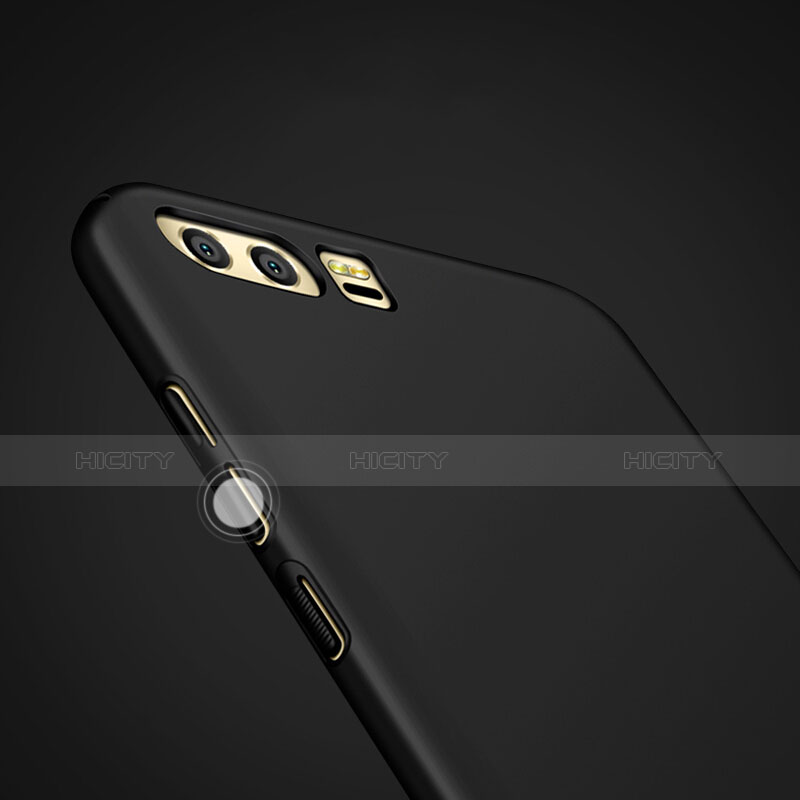 Huawei Honor 9用ハードケース プラスチック 質感もマット アンド指輪 ファーウェイ ブラック