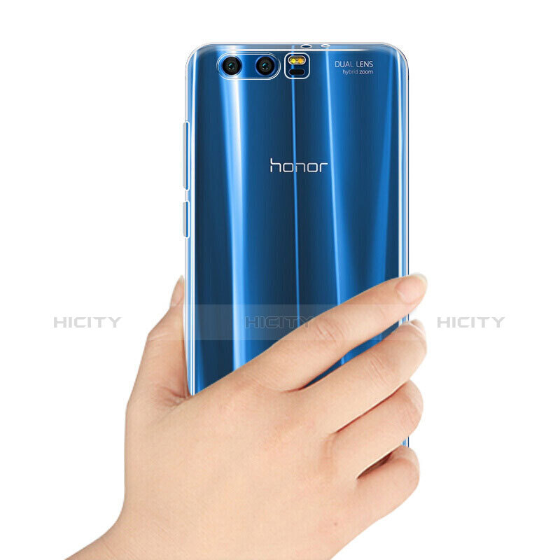 Huawei Honor 9用極薄ソフトケース シリコンケース 耐衝撃 全面保護 クリア透明 カバー ファーウェイ クリア