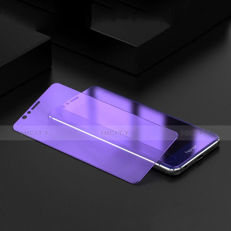 Huawei Honor 9用アンチグレア ブルーライト 強化ガラス 液晶保護フィルム B01 ファーウェイ ネイビー