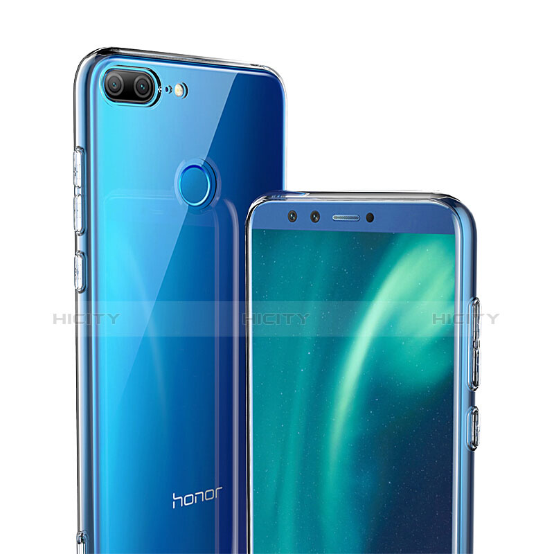 Huawei Honor 9 Lite用極薄ソフトケース シリコンケース 耐衝撃 全面保護 クリア透明 アンド液晶保護フィルム ファーウェイ ホワイト