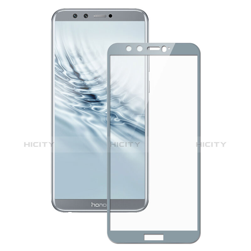 Huawei Honor 9 Lite用強化ガラス フル液晶保護フィルム F04 ファーウェイ グレー
