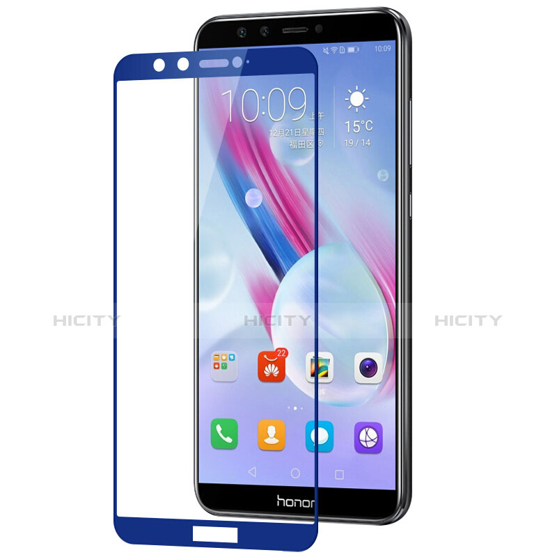Huawei Honor 9 Lite用強化ガラス フル液晶保護フィルム ファーウェイ ネイビー