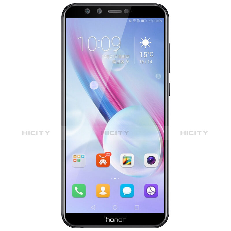 Huawei Honor 9 Lite用強化ガラス フル液晶保護フィルム ファーウェイ ブラック