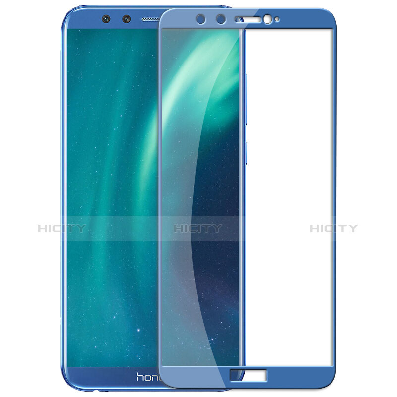 Huawei Honor 9 Lite用強化ガラス フル液晶保護フィルム F02 ファーウェイ ネイビー